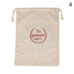 sac rangement légumes blanc imprimé fraîcheur corde nouer potatoes onions simple pratique
