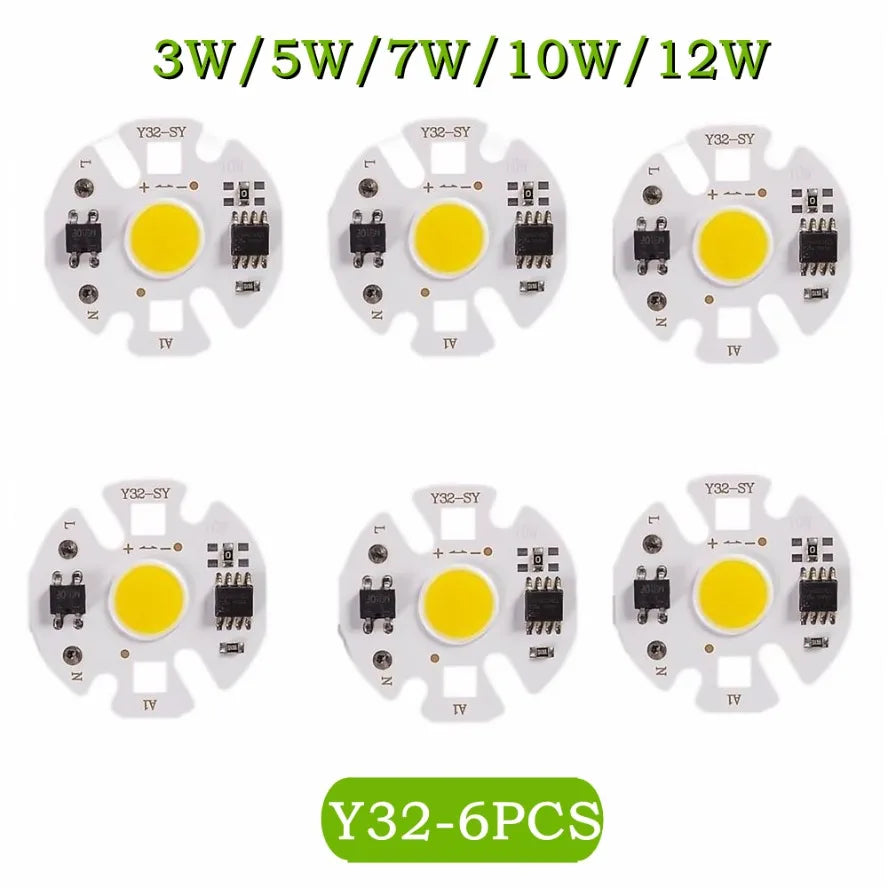 plaque led cob blanc moderne 3w 5w 7w 10w 12w ip65 opaques circuits imprimés