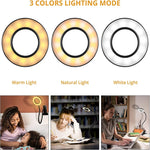 lampe clip flexible 360° noir réglable 10 niveaux luminosité USB