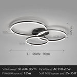 plafonnier led rond moderne luminaires salon chambre blanc noir épuré lumière dimmable