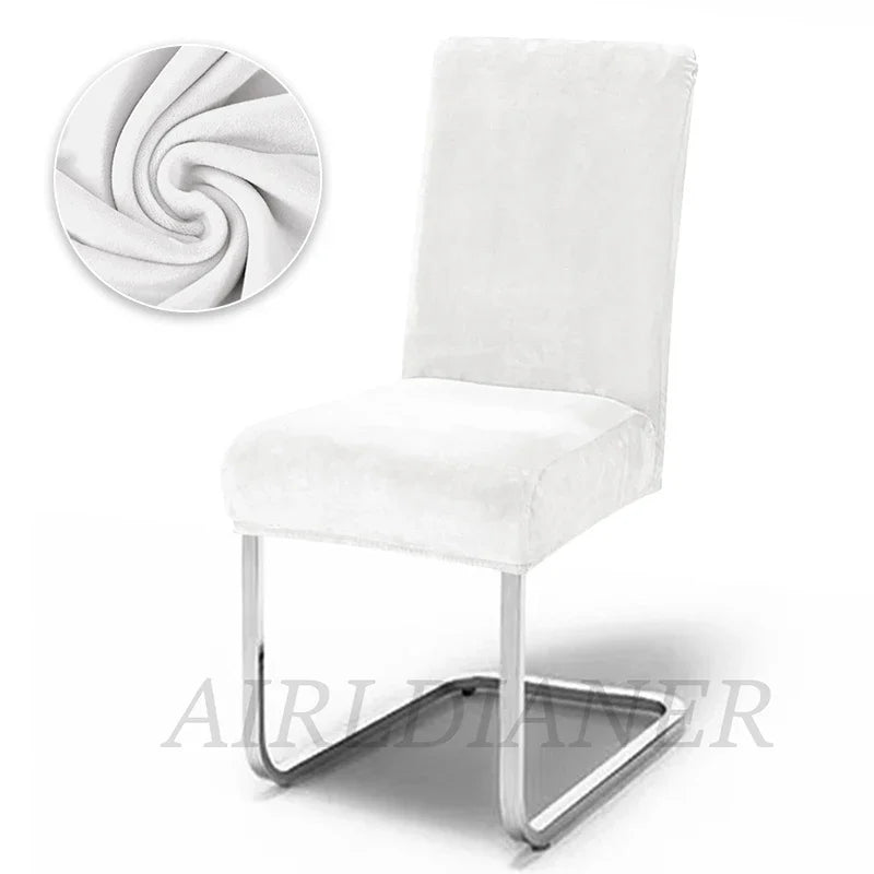 housses chaise velours gris moderne adhésif protection polyester élasthanne chaise banquet mariage plage fauteuil