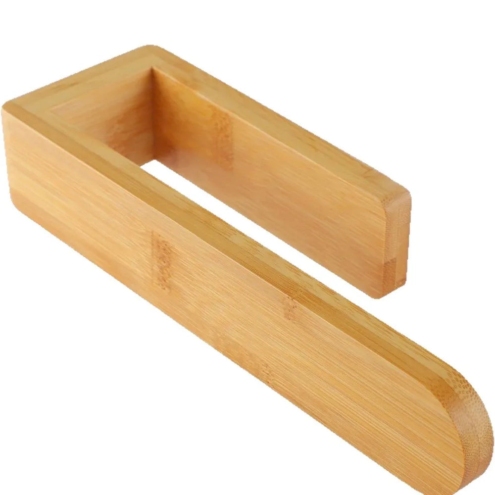 porte serviettes mural adhésif bois naturel moderne minimaliste sans perçage salle bain