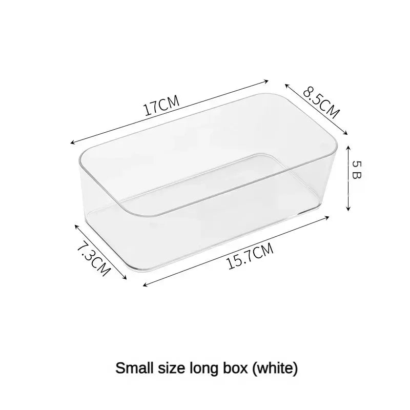 organisateurs rangement tiroir transparent boites rangement minimaliste reutilisable respectueux environnement cosmétiques maquillage brosse pinceaux