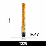 ampoule led filament spiralée vintage or e14 4w 220v g125 g95 t225 a60