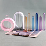 vases tubes essai transparent blanc bleu violet orange decoration maison hydroponie plantes fabrication minimaliste
