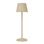 lampe table dorée plissée moderne batterie led rechargeable 5v cem rohs