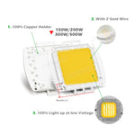 ampoule led haute puissance 150w 200w 300w 500w blanc chaud naturel diycellule spotlight mat