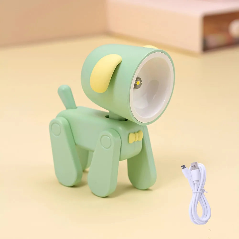 veilleuse led rechargeable animaux compagnie chien cerf table moderne enfants chambre