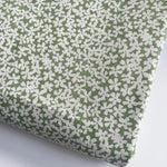 tissu coton lin motifs fleurs blancs classique bleu marine vert olive rouge bordeaux 150x50cm