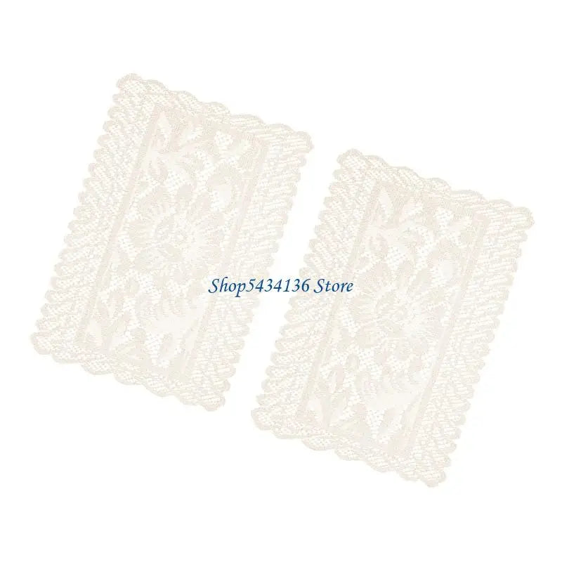 serviettes table dentelle blanc classique opacité réutilisable lavable machine table manger