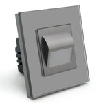 interrupteur mural led capteur mouvement sensoriel gris noir moderne tactile