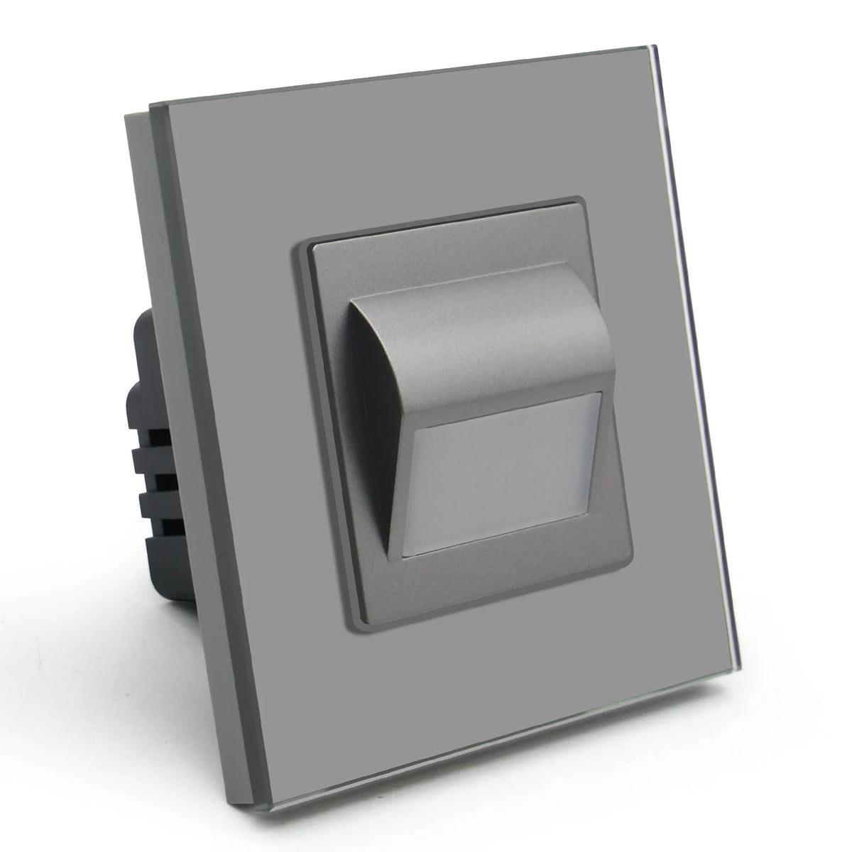 interrupteur mural led capteur mouvement sensoriel gris noir moderne tactile