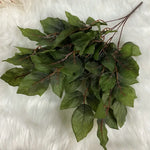 décoration intérieure branche artificielle feuilles orange vert bleu violet rouge naturel