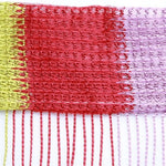 rideau multicolore rayures horizontales moderne intérieur extérieur tout saison polyester opaque