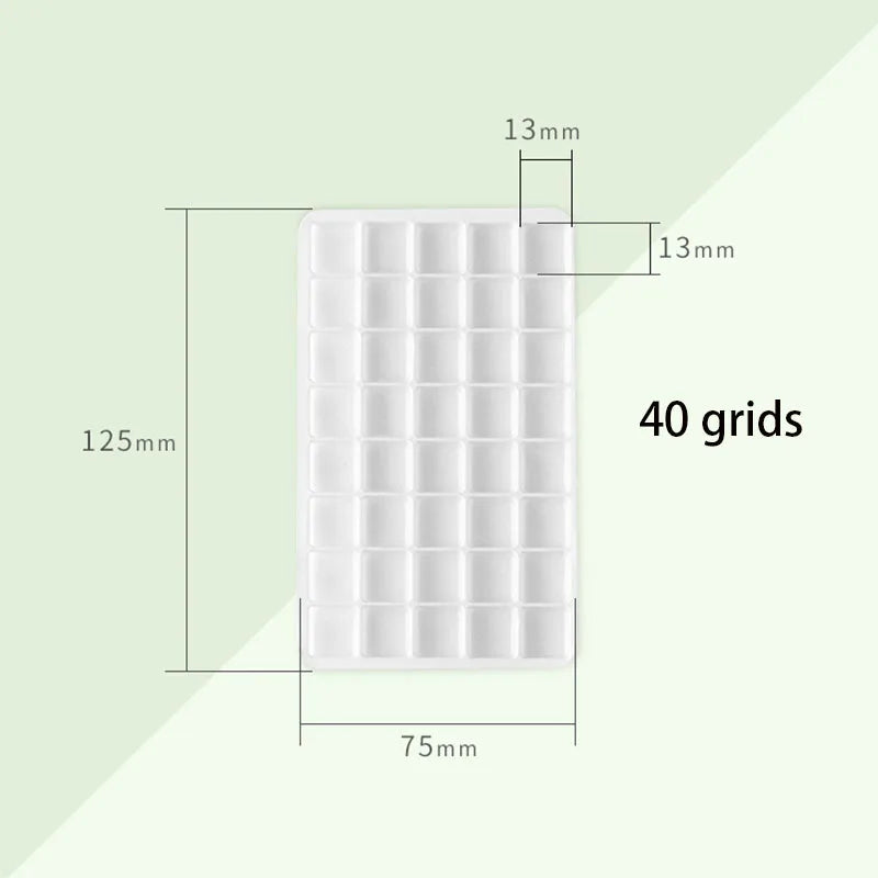 boîtes plastique bijoux blancs modernes 12 18 24 28 36 40 42 45 48
