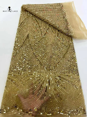 tulle français dentelle nigeriane soirée strass élégante mariage robe glamour opalescente