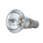 ampoule incandescente e14 classique opaque 39mm transparente rond lisse 30w