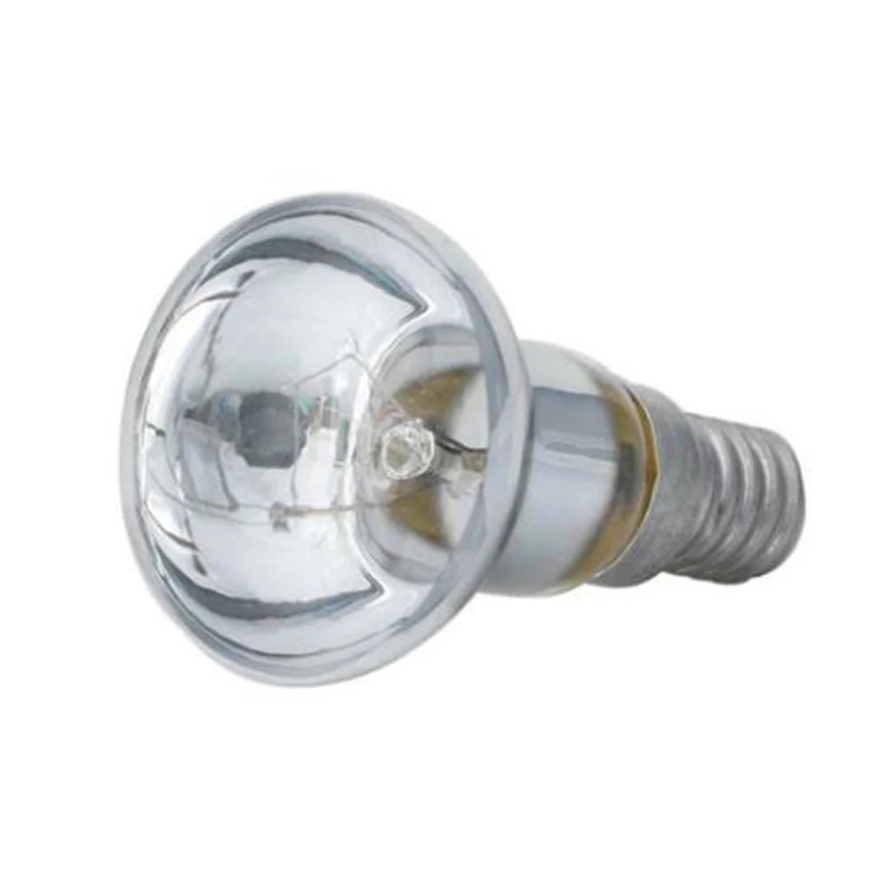 ampoule incandescente e14 classique opaque 39mm transparente rond lisse 30w
