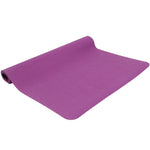 tapis yoga pliable caoutchouc naturel violet rose bleu noir hexagonal sportif minimaliste