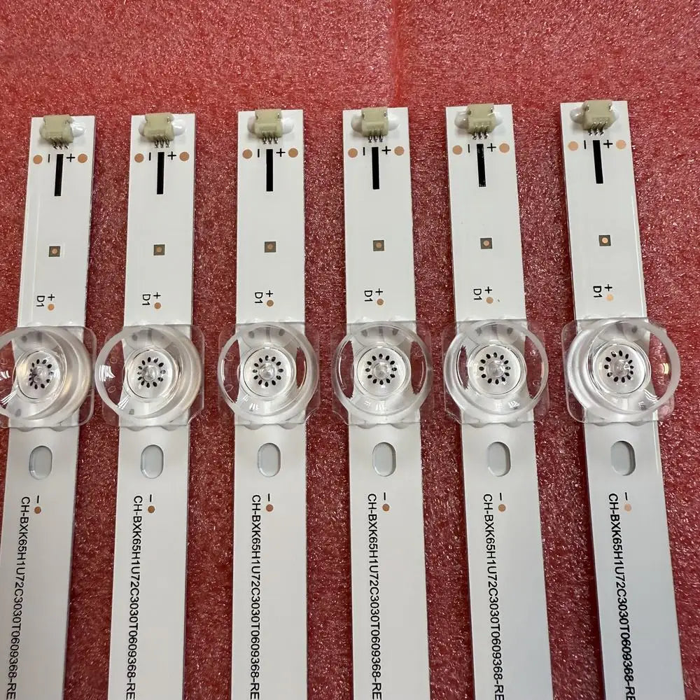 bandes led éclairage écran blanc lisses modernes connecteurs électriques 600mm certifiées ul rohs cem