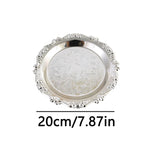 plateau decoratif or argent ornements baroques classique vintage boucles oreilles bracelet 7.5cm 10cm 15cm