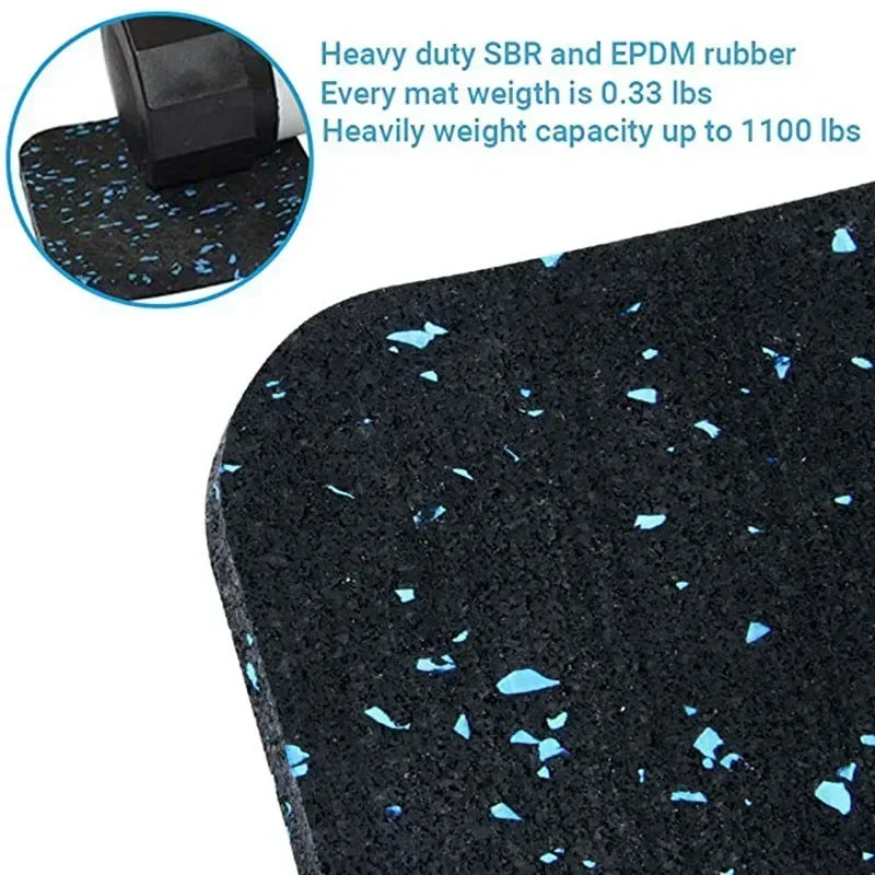 tapis sol pratique résistant noir bleu texture granulée 100mm 100mm absorption choc isolation phonique