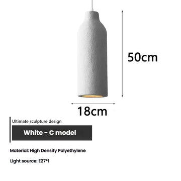 suspension lumineuse moderne beige clair texture granuleuse lampe suspendue salon salle manger