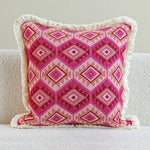 housse coussin boho chic motif floral géométrique coton polyester 45x45cm 30x50cm decoration canapé voiture