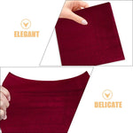 serviettes papier rouge bordeaux élégantes festives texturées brillantes opaques ensemble 20 pièces