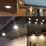 ampoule led spot noir blanc gris métallisé moderne 12v 68mm 55mm 14mm