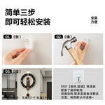 horloge murale minimaliste moderne cadran noir chiffres blancs pendule bois quartz aiguille étude salon