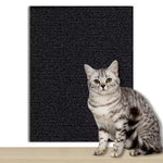 tapis chat anti griffes adhésif tranchable protège canapé gris moderne 40x300cm