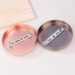 disques suspension or argent noir modernes vis 15cm