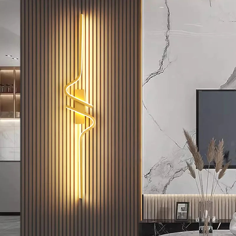 lumière murale moderne led contemporain éclairage chambre salon entrée télévision