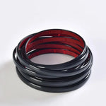 moulures décoratives souples adhésives couleurs or argent rouge noir moderne minimaliste