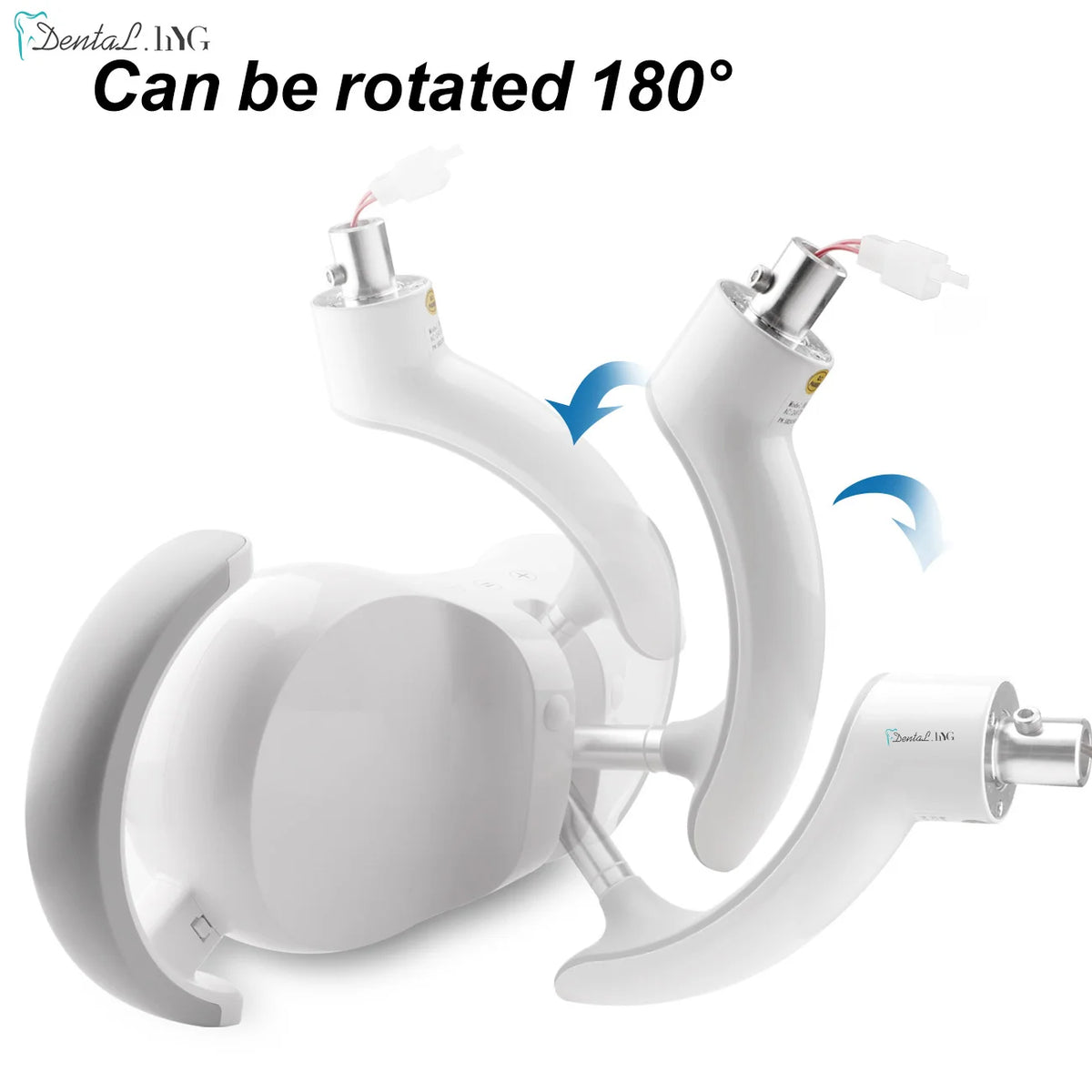 lampe dentaire led sans ombre réglable moderne blanc six sources lumineuses