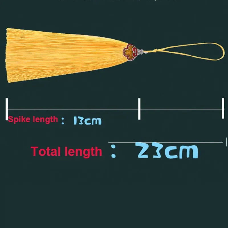 pompon polyester 13cm 23cm anneau métallique multicolore franges décoratif artisanat vêtement textile maison