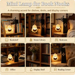lampe décorative gothique miniature noire figurine fantôme translucide motif floral étagère bibliothèque vintagecharmante