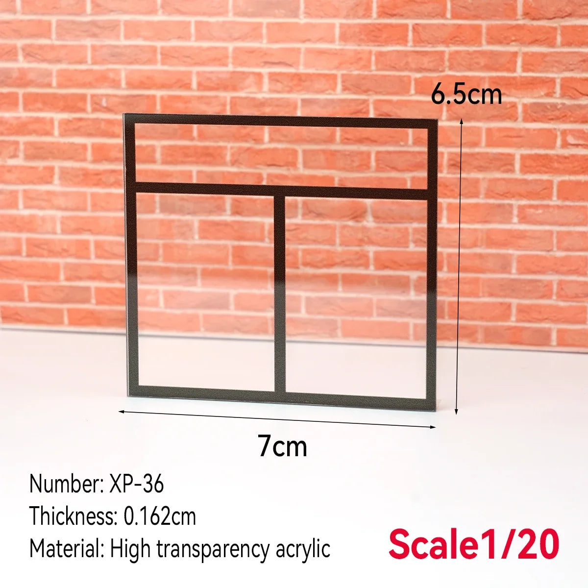 fenêtres transparentes acrylique sections architecturales dioramas construction bâtiments matériaux décoration maison DIY