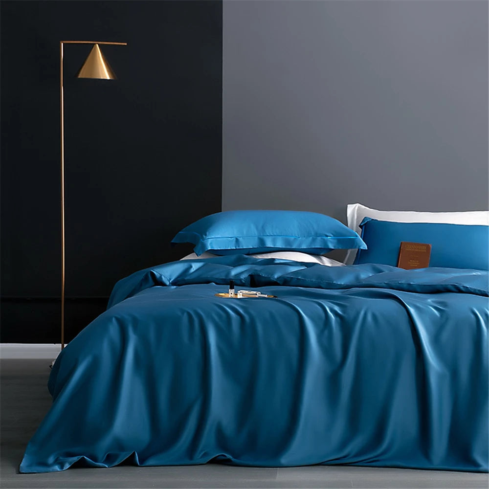 drap lit uni beige clair soie 100 housses oreillers plat taies lit chambre qualité
