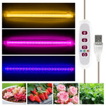lampe led croissance plante intérieure blanche rose bleu moderne 30cm usb
