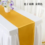 nappes tables rondes mariage blanc rouge bleu marine violet doré tissus satinés opaques