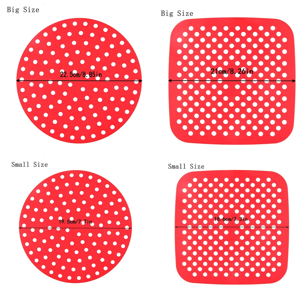 grilles cuisson silicone points blancs moderne rouge noir antiadhésive grande petite taille