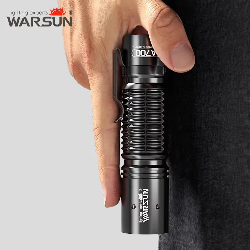 lampe poche rechargeable 800 lumens led portable clip ceinture type aluminium moderne