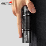 lampe poche rechargeable 800 lumens led portable clip ceinture type aluminium moderne