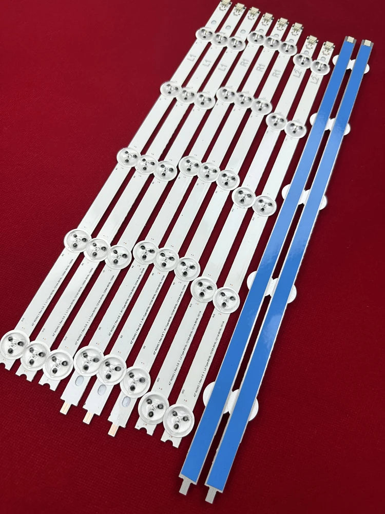 bandes rétroéclairage led blanc bleu moderne téléviseur 42inch opaques connecteurs 80pcs