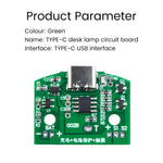 circuit imprimé électronique vert 8w usb type variateur composants s1 s2 bi couleur positive