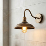 lampe murale industrielle vintage bronze noir étanche éclairage maison E27 LED