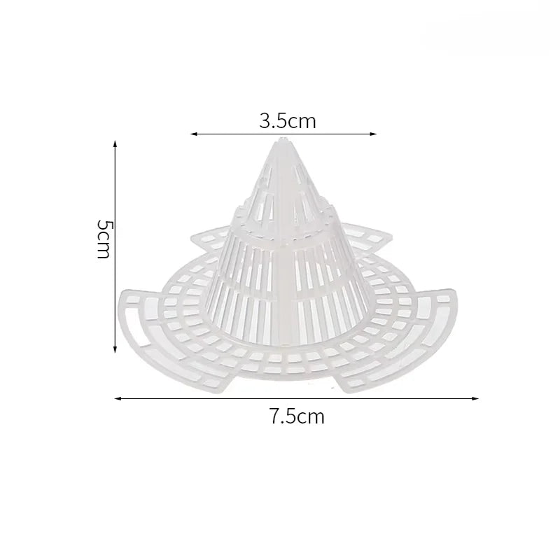 filtre drainage blanc perforations conique ventile racines anti pourriture plastique durable réutilisable moderne basse