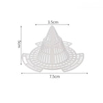 filtre drainage blanc perforations conique ventile racines anti pourriture plastique durable réutilisable moderne basse